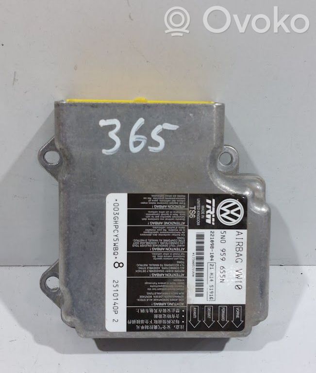 Volkswagen PASSAT B6 Airbag control unit/module 
