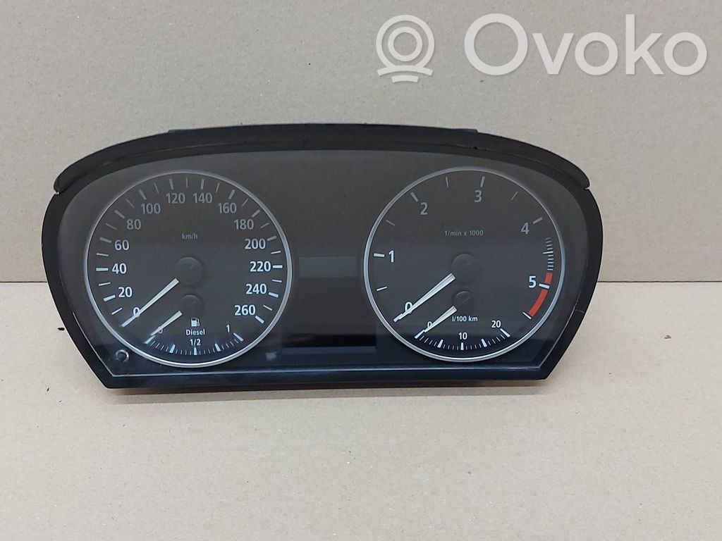 BMW 3 E90 E91 Speedometer (instrument cluster) 