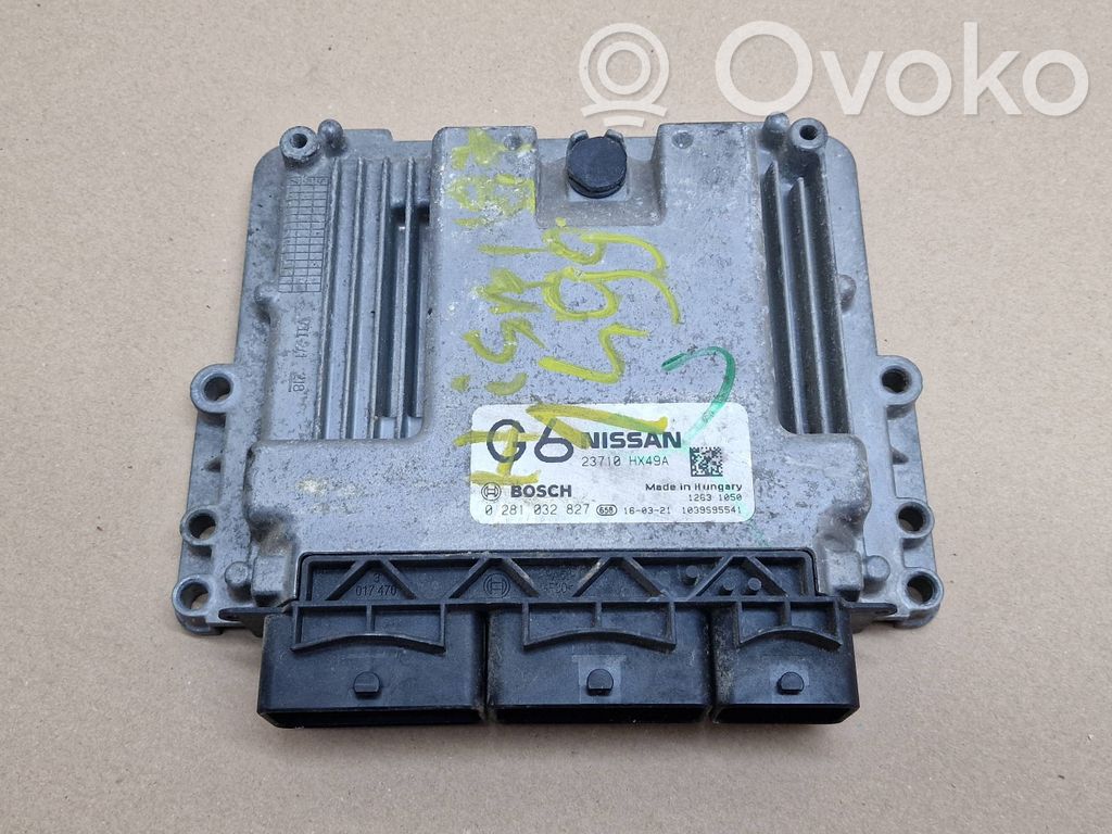 Nissan Qashqai Engine control unit/module 