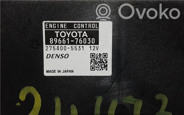 Lexus CT 200H Unidad de control/módulo ECU del motor 