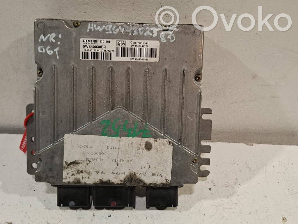 Peugeot 307 Engine control unit/module 