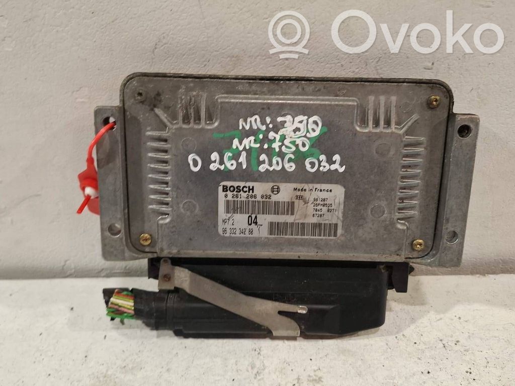 Peugeot 206 Engine control unit/module 