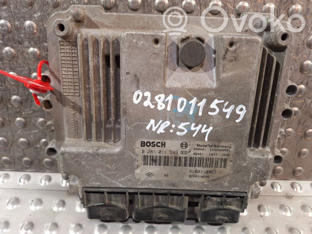 Engine control unit/module   S25081544,0281011549,8200310863,8200370779