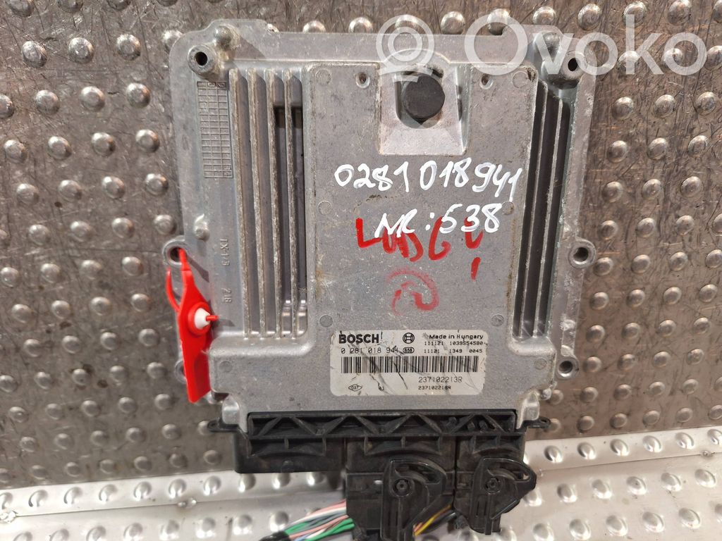 Engine control unit/module   S25081538,0281018941,237102216R,237102213R