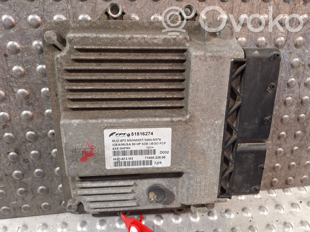 Fiat Idea Engine control unit/module 