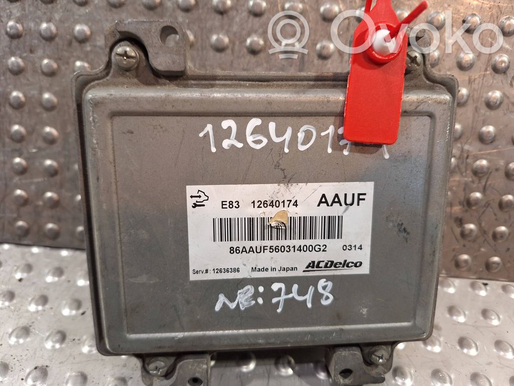 Engine control unit/module   S25053748,12640174,12636386,AAUF