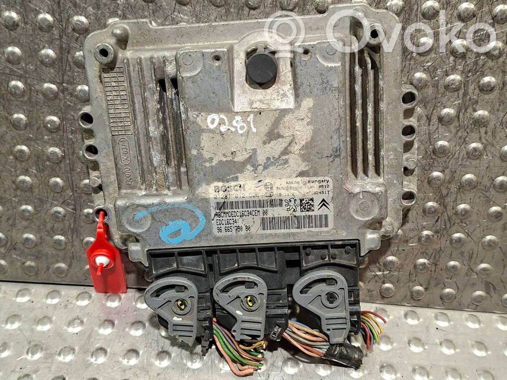 Engine control unit/module   S25053572,0281012526,9666579080,9657899480