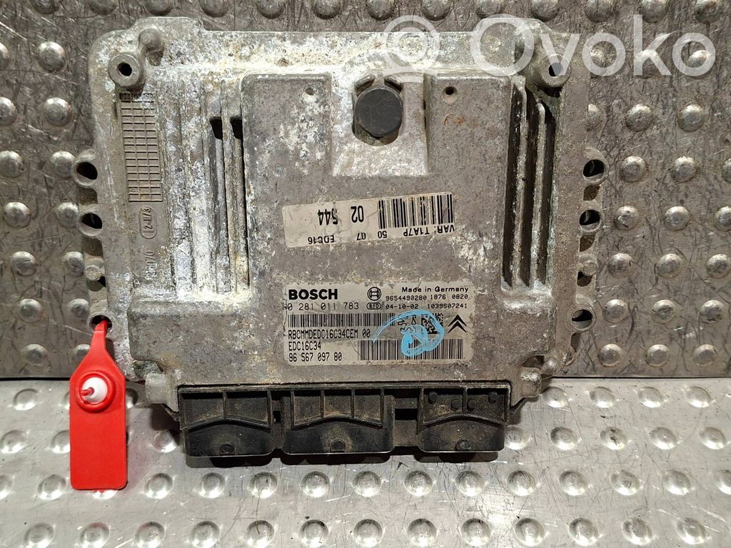 Peugeot 206 Engine control unit/module 