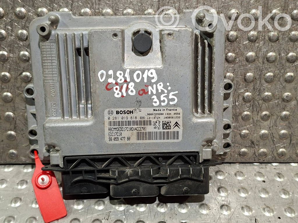 Citroen C3 Engine control unit/module 