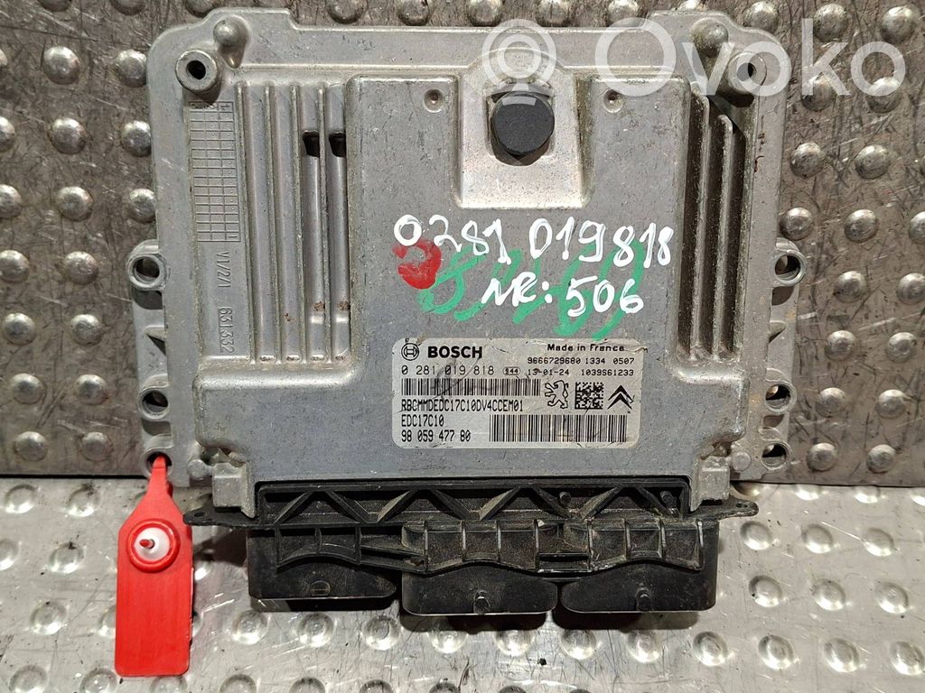 Peugeot 207 Engine control unit/module 