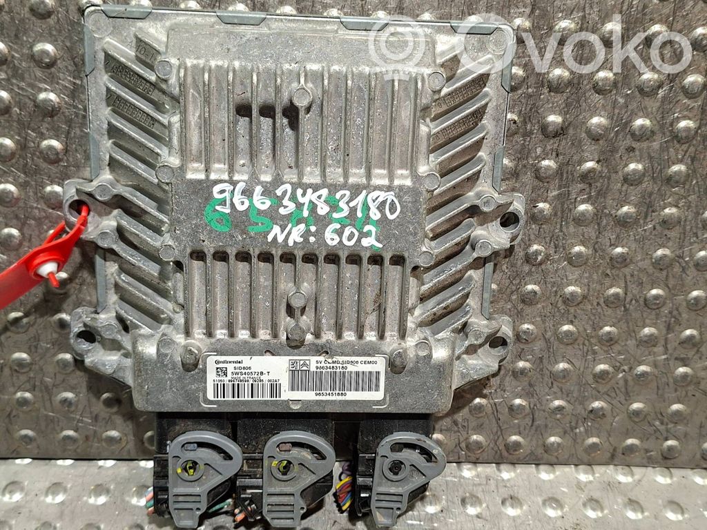 Peugeot 1007 Engine control unit/module 