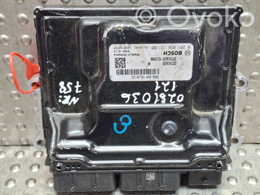 Engine control unit/module   S26312758,237101663S,0281036121,237101663S