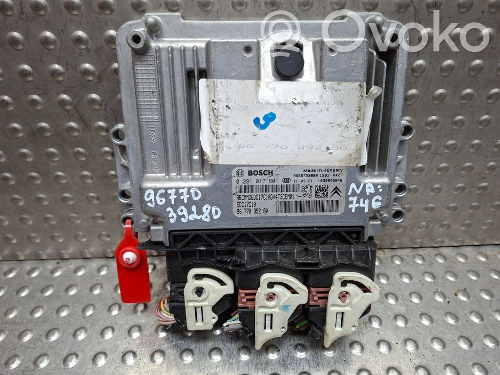 Peugeot 207 Engine control unit/module ECU 