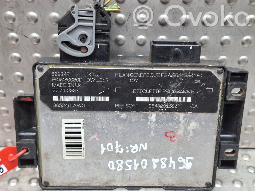 Citroen Berlingo Engine control unit/module 