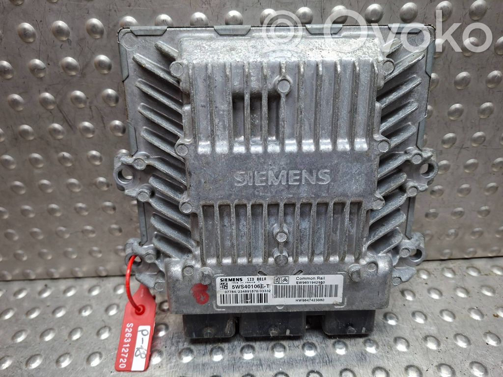 Citroen Xsara Picasso Engine control unit/module 