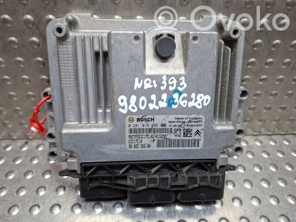 Citroen C3 Engine control unit/module 