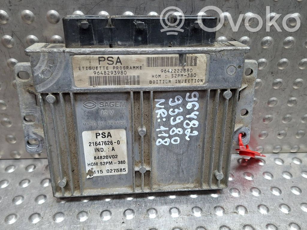 Citroen C3 Engine control unit/module 