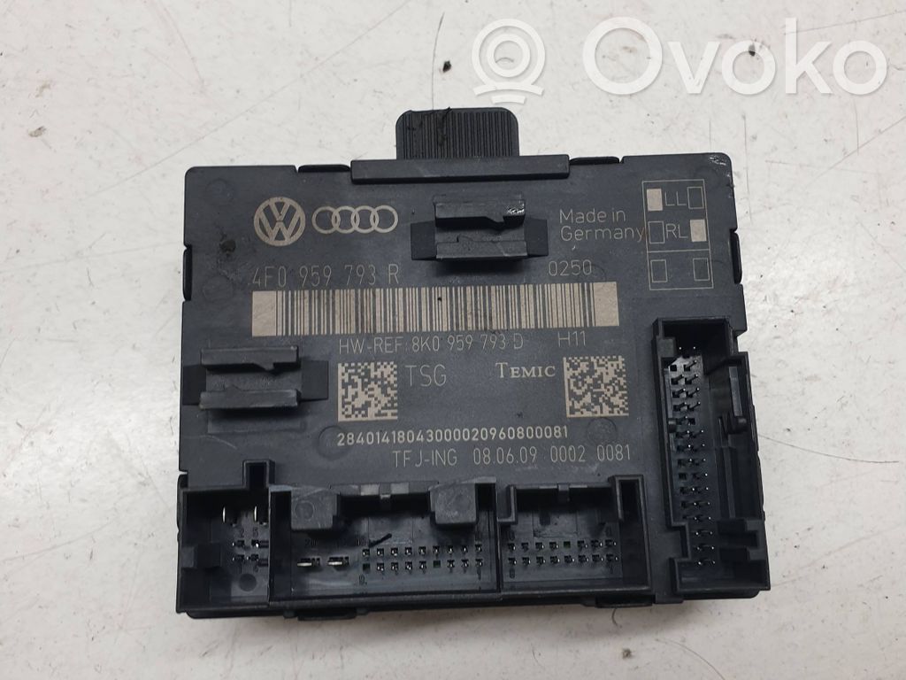 Audi A6 S6 C6 4F Door control unit/module 