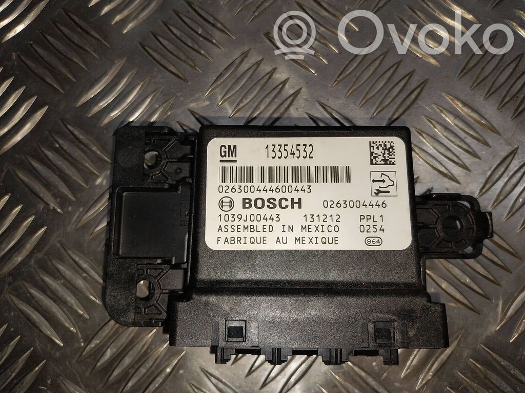 Opel Insignia A Pysäköintitutkan (PCD) ohjainlaite/moduuli 