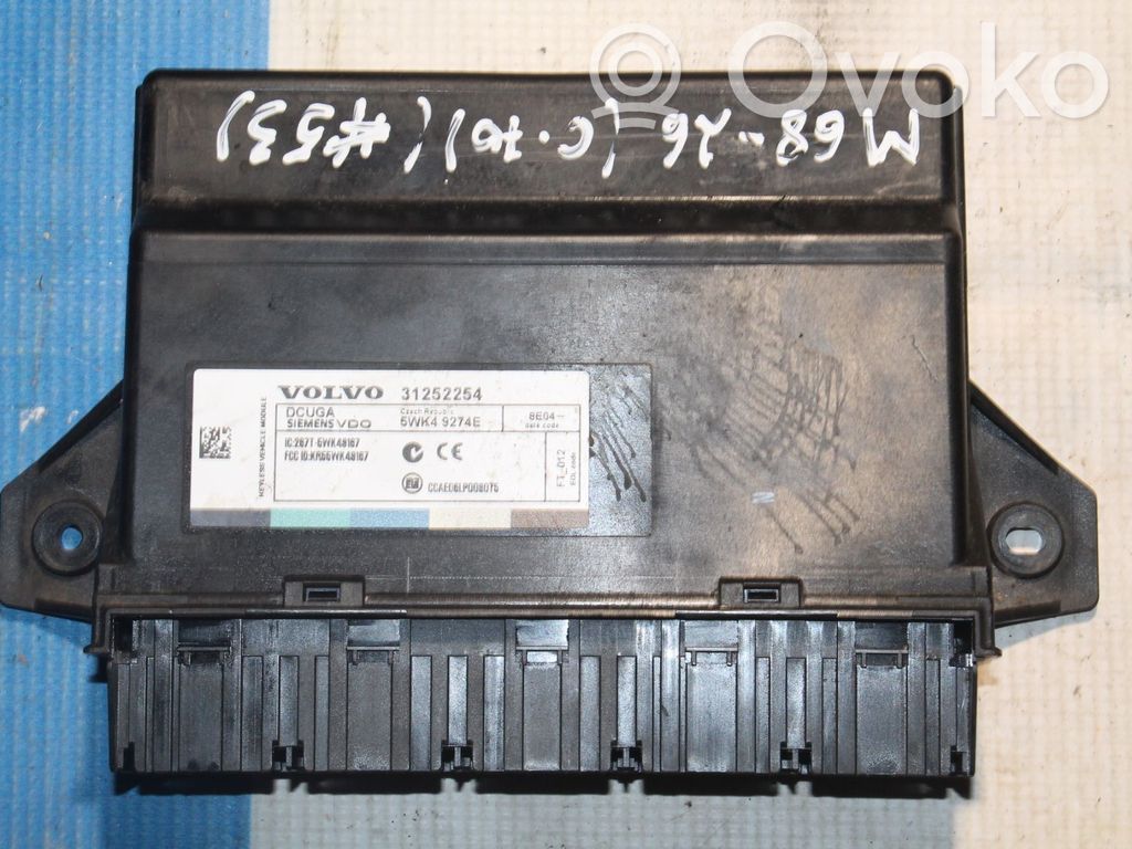 Volvo C70 Keyless (KESSY) go control unit/module 