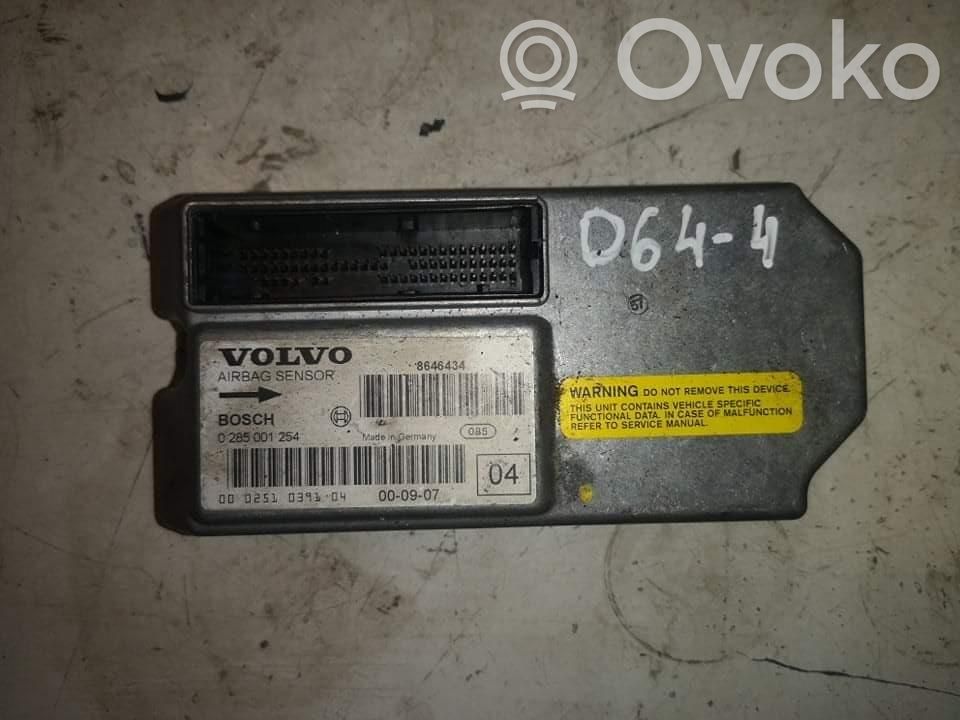 Volvo S60 Airbag control unit/module 