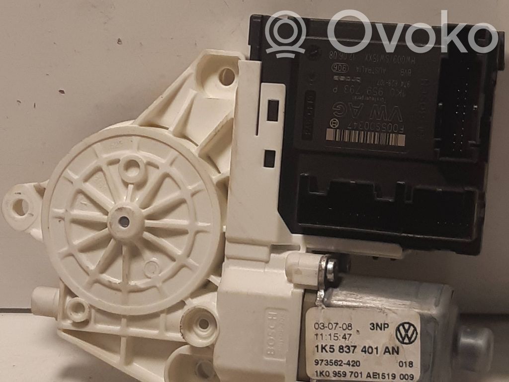 Volkswagen Golf V Silnik regulatora szyby drzwi przednich 