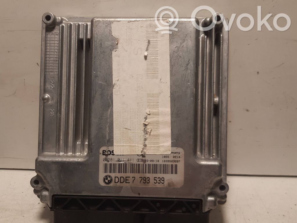 Engine control unit/module   7793539,1039S03267,0281011411