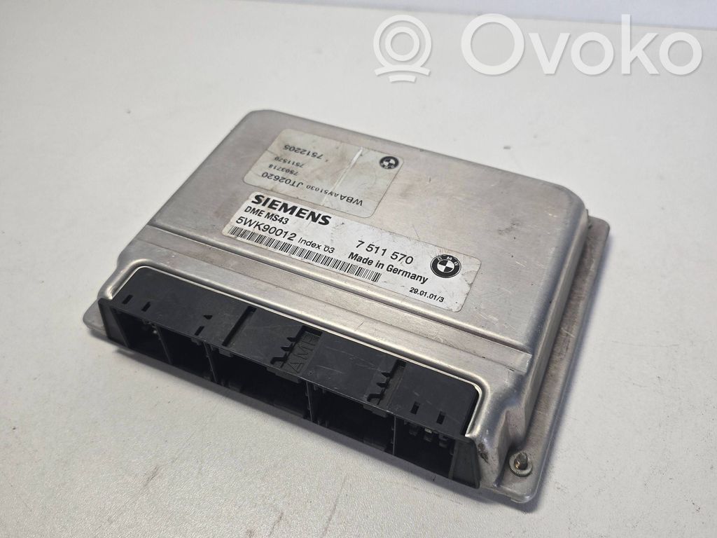 BMW 5 E39 Engine control unit/module 