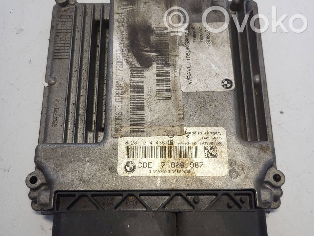 BMW 5 E60 E61 Engine control unit/module 