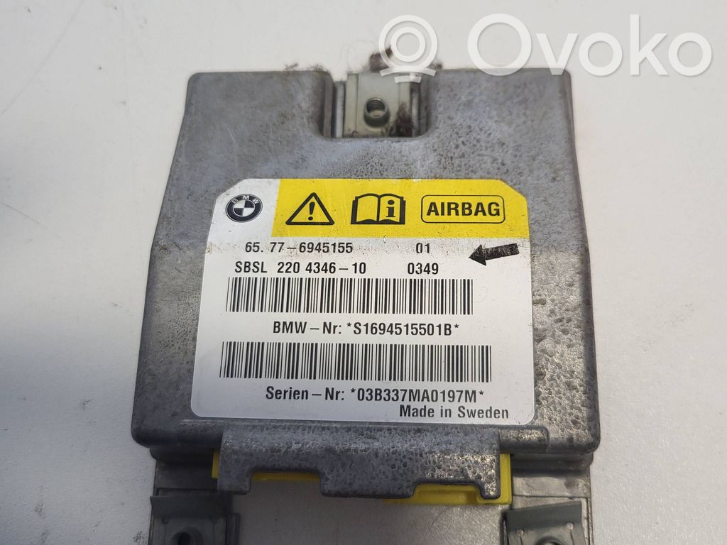 Unidad de control/módulo del Airbag   6945155