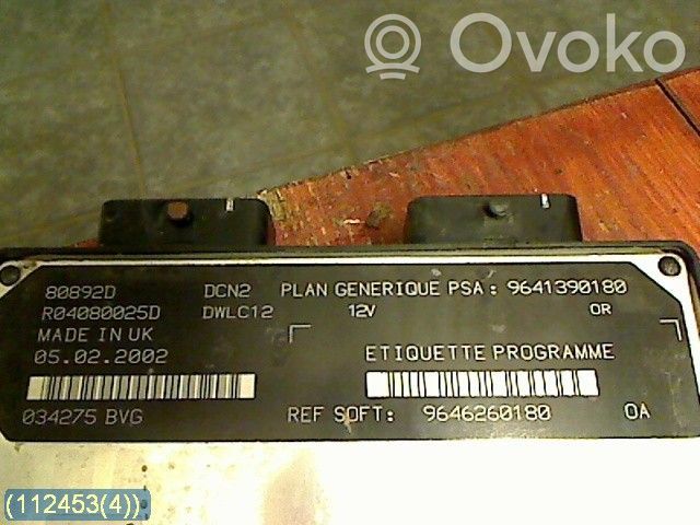 Injection control unit/module   193925,M4Z7HFF18LUCAS