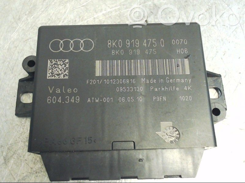Unité de commande, module PDC aide au stationnement   8K0919475T,604349VALEO,8K0919475Q