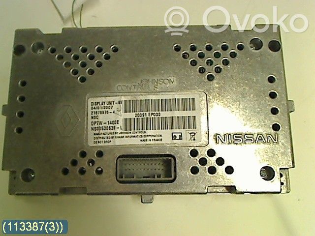GPS navigation control unit/module   28091EP000,DP7W1400E