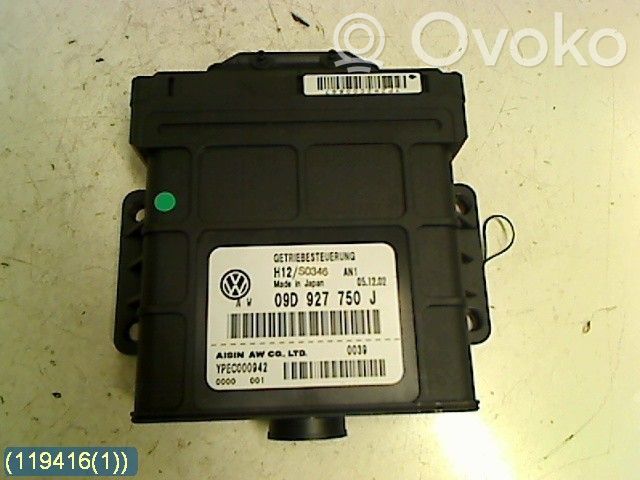 Sterownik / Moduł skrzyni biegów   09D927750J,YPEC000942AISINAW