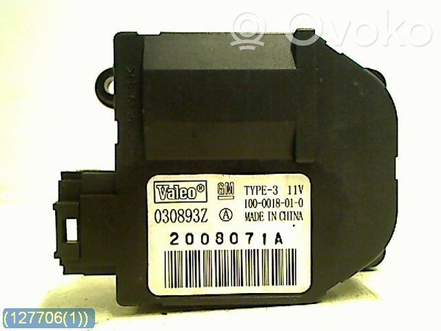 Ilmastointilaitteen läpän käyttölaite/moottori (A/C)   TYPE3,030893ZVALEO