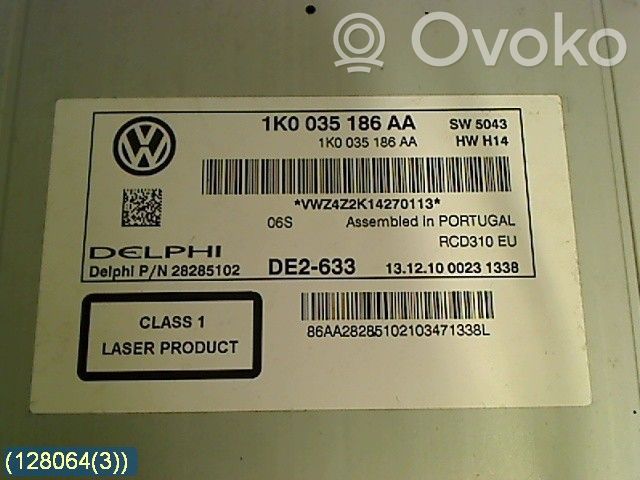 Volkswagen Caddy Unitate principală radio/CD/DVD/GPS 