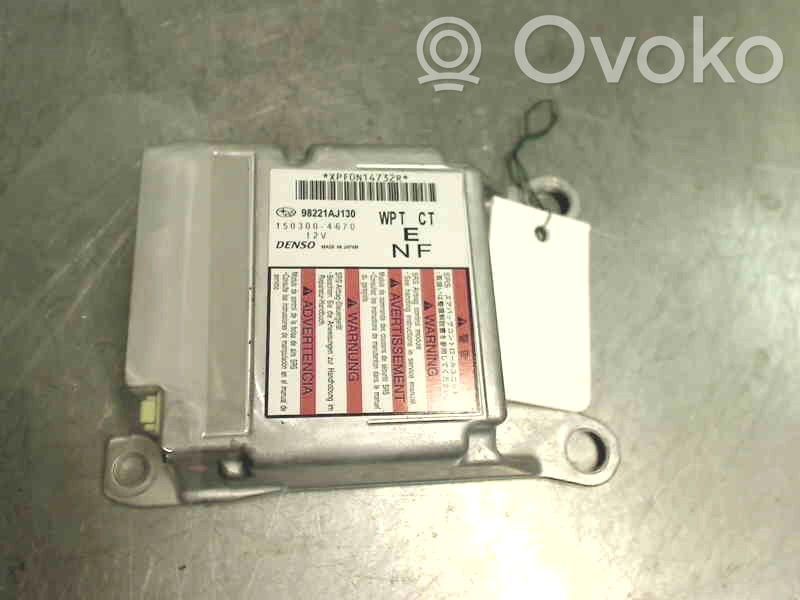 Airbag control unit/module   98221AJ130,1503004670DENSO,98221AJ130