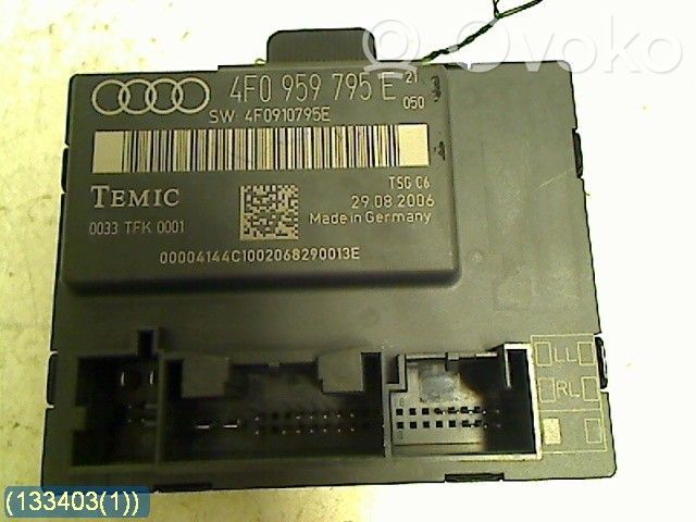 Autres unités de commande / modules   4F0959795E,0033TFK0001TEMIC