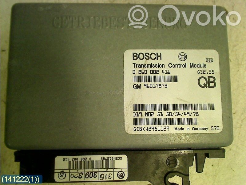 Opel Omega B1 Centralina/modulo scatola del cambio 