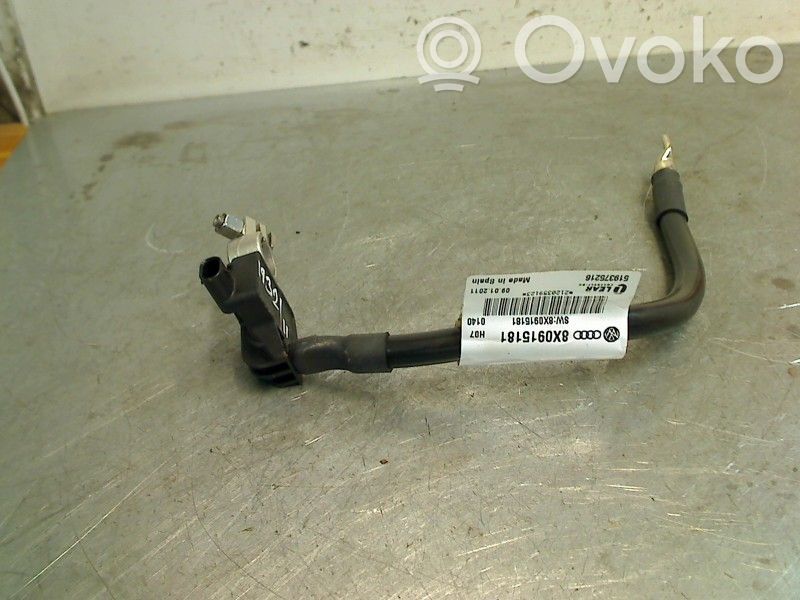 Audi A4 S4 B8 8K Câble négatif masse batterie 