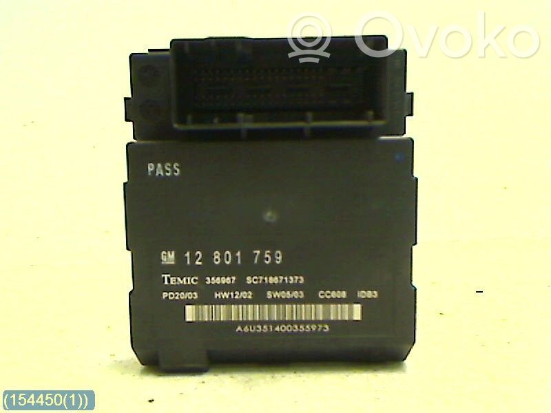 Other control units/modules   12801759,356967TEMIC
