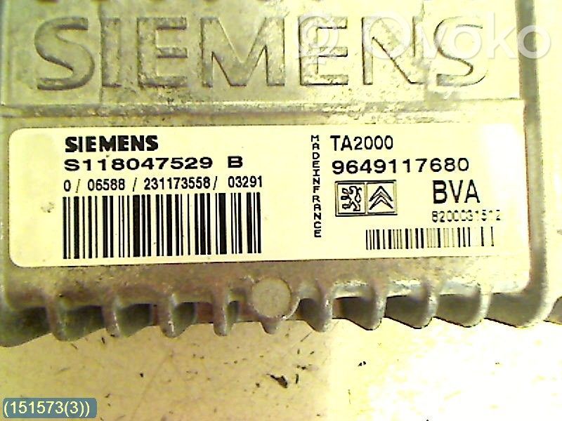 Peugeot 307 Gearbox control unit/module 