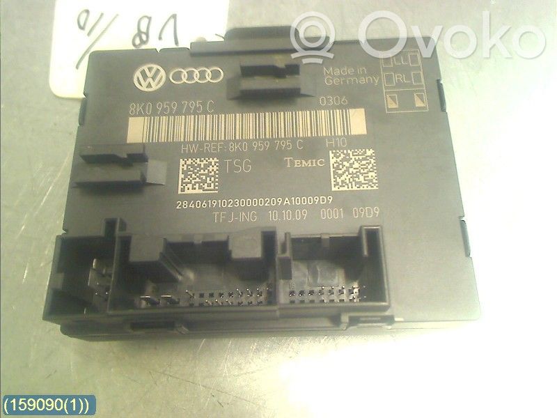Unité de commande module de porte   8K0959795C,TFJINGTEMIC,8K0959795C