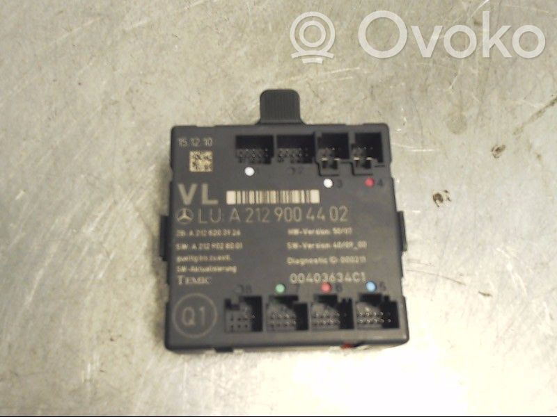 Mercedes-Benz E W212 Centralina/modulo portiere 