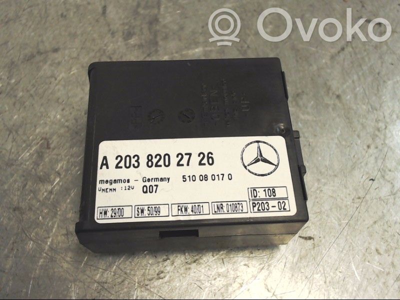 Mercedes-Benz SL R230 Boîtier module alarme 