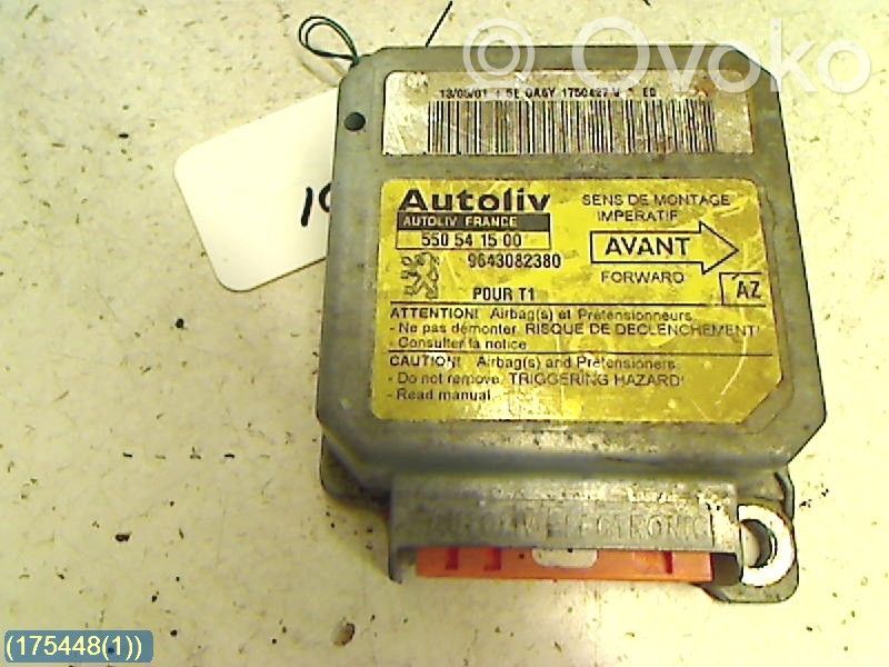 Peugeot 206 Unitate/modul de comandă airbaguri 