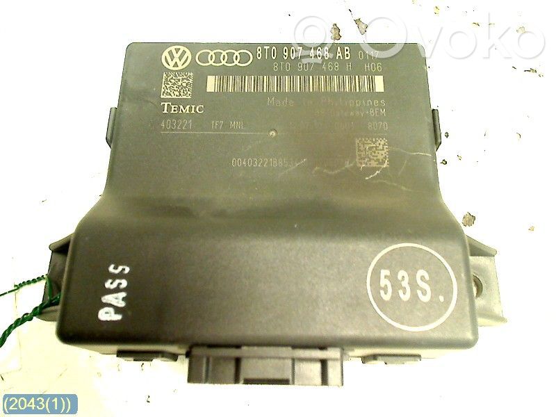 Autres unités de commande / modules   8T0907468AB8T09074