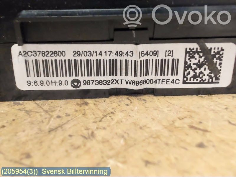 Peugeot 3008 I Unitate control climatizare 