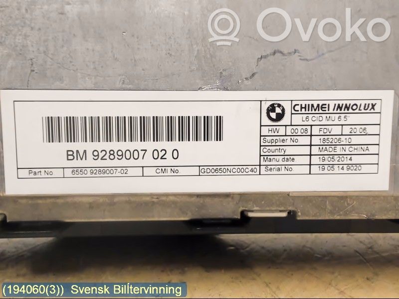 BMW 5 F10 F11 Monitor/display/piccolo schermo
