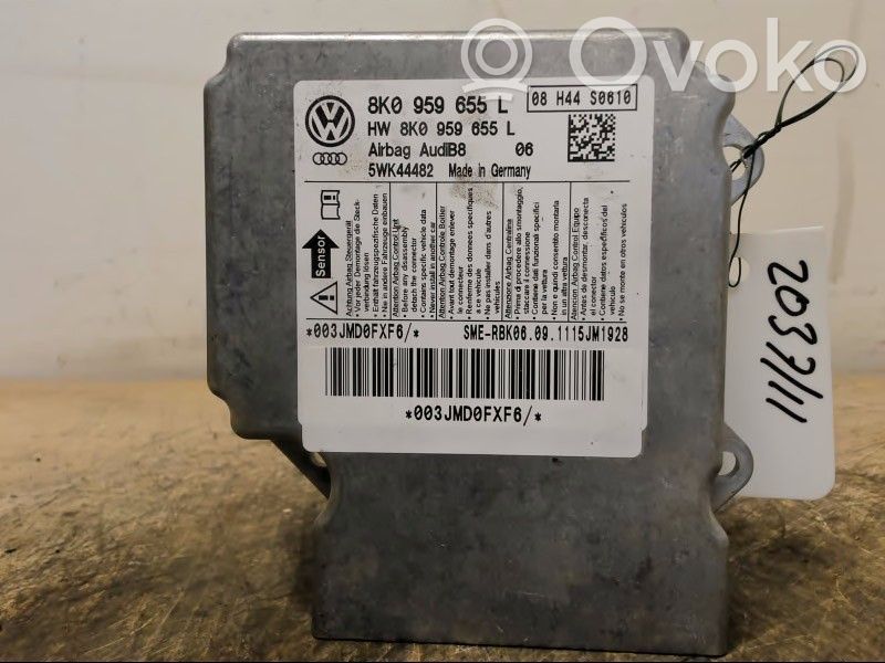 Audi A5 8T 8F Centralina/modulo airbag 
